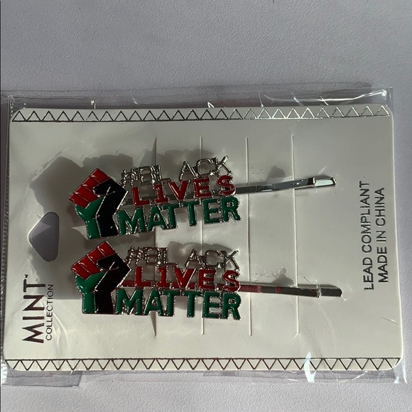 Black Lives Matter Hair Barrette NWT - Picture 3 of 4